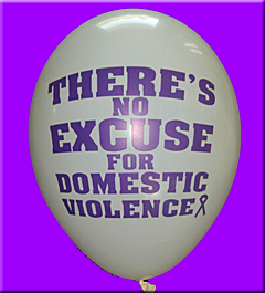 There's No Excuse For DV - Balloons