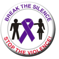 Break The Silence - Stop The Violence Button