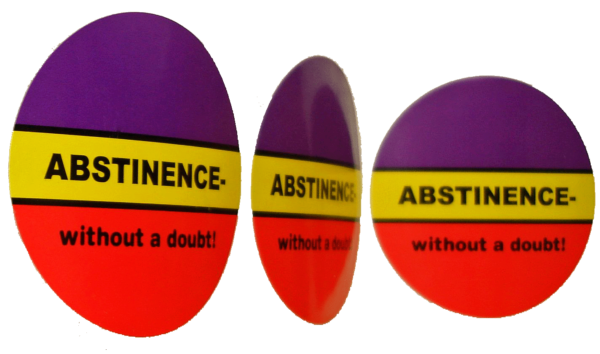 Abstinence-without a doubt! - Stickers