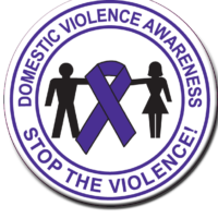 Domestic Violence Awareness Stickers-Roll of 1000