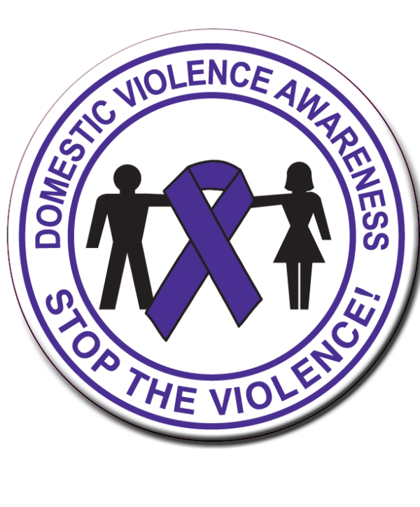 Domestic Violence Awareness Stickers-Roll of 1000