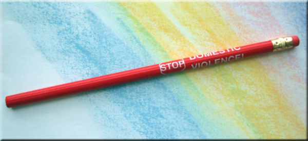 Stop Domestic Violence - Pencil