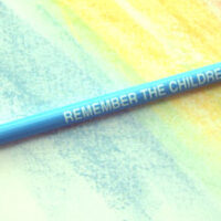 REMEMBER THE CHILDREN - PINWHEEL PENCIL