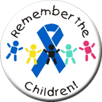 REMEMBER THE CHILDREN - Roll of 1,000 Stickers