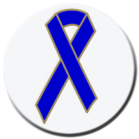 Blue Ribbon - Button