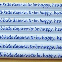 All kids deserve to be happy, healthy & safe! - Pinwheel Pencil