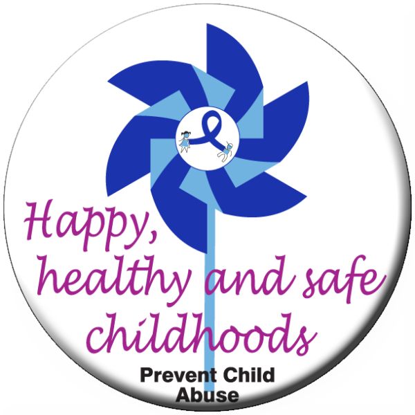 Happy, healthy & safe childhoods - Button