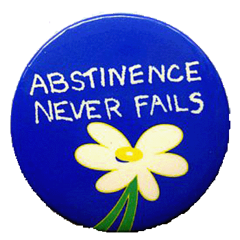 DAISY/Abstinence Never Fails - Button