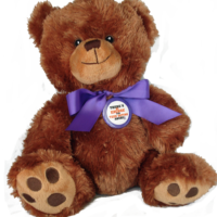 THERE'S NO EXCUSE FOR TEEN DATING ABUSE - 10" Teddy Bear w/embroidered features