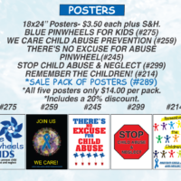 *SALE POSTER PACKAGE - All 5 Child Abuse Awareness Posters