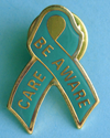 Be Aware/Care - Teal Ribbon Lapel Pin