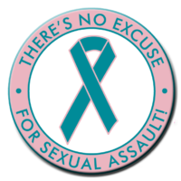 No Excuse For Sexual Assault - Roll of 1000 Stickers