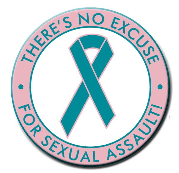 No Excuse For Sexual Assault - Roll of 1000 Stickers