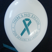 THERE'S NO EXCUSE FOR SEXUAL ASSAULT- Balloons