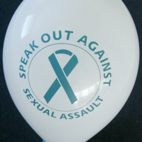 SPEAK OUT AGAINST SEXUAL ASSAULT-Balloons