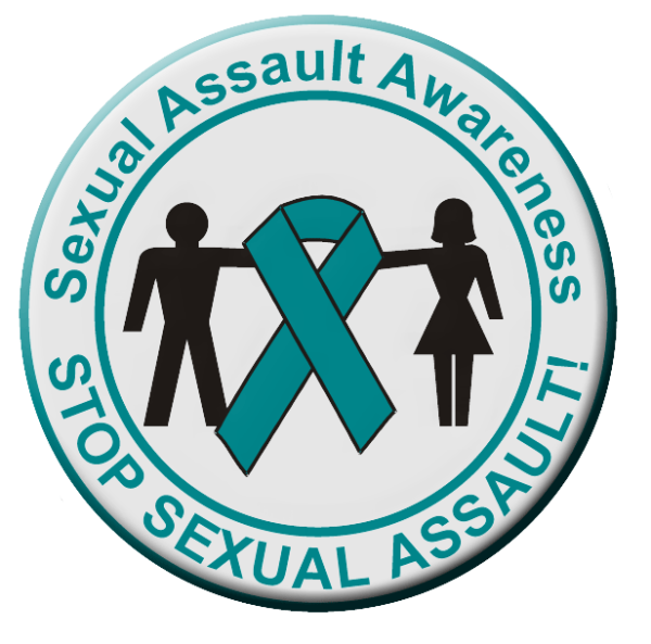 Stop/Sexual Assault Awareness - Roll of 1000 Stickers