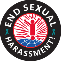 Stickers-END SEXUAL HARASSMENT - Roll of 1000
