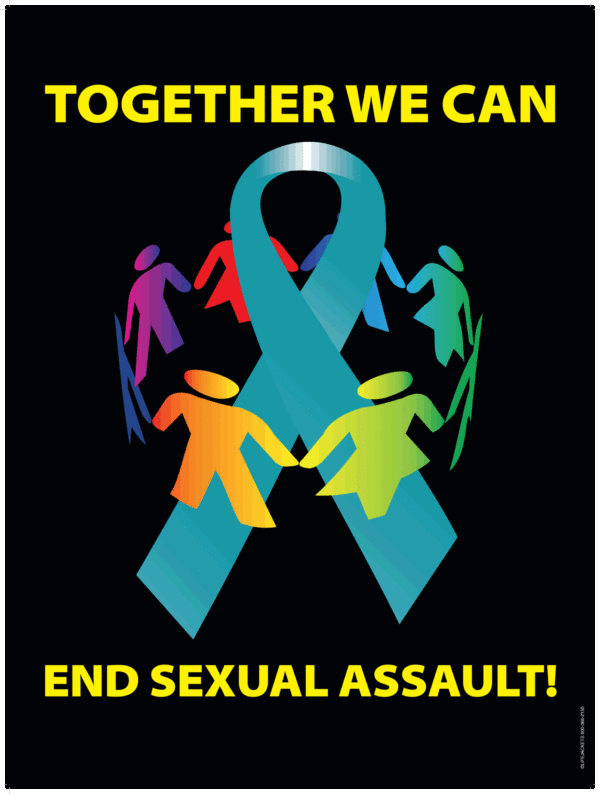 Together We Can End Sexual Assault 18x24 Poster Lifejackets Productions