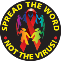 "Spread the word - not the virus! - Button