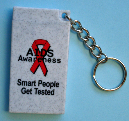 WORLD AIDS EVERY DAY - Condom Key Chains