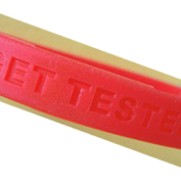 "HIV/AIDS AWARENESS GET TESTED" - Bag of 25 Wristbands