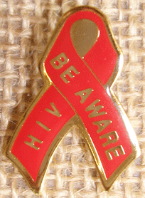 *HIV-BE AWARE Lapel Pin