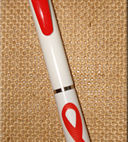 HIV...Request the test! - Red Ribbon GRIP Pen