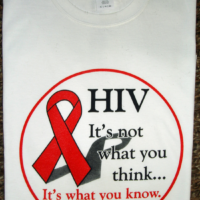 HIV Request the test -100% Cotton Tee Shirt