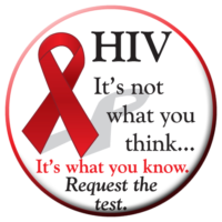 HIV Request the test - Button