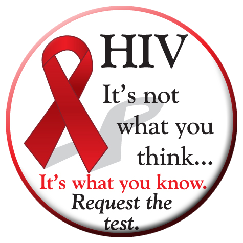 HIV Request the test - Button