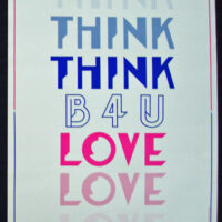 THINK B4U LOVE - Poster