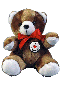 Red Ribbon Teddy Bear