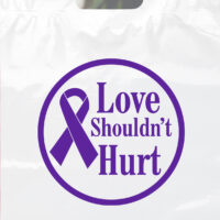 LOVE SHOULDN'T HURT - Handout/tote bag