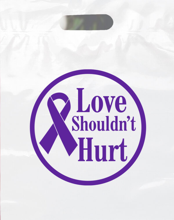 LOVE SHOULDN'T HURT - Handout/tote bag